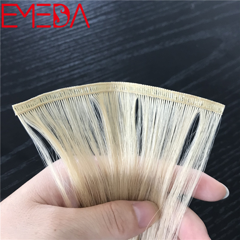 New product band weft best one donor virgin cuticle hair double drawn piano color YJ303